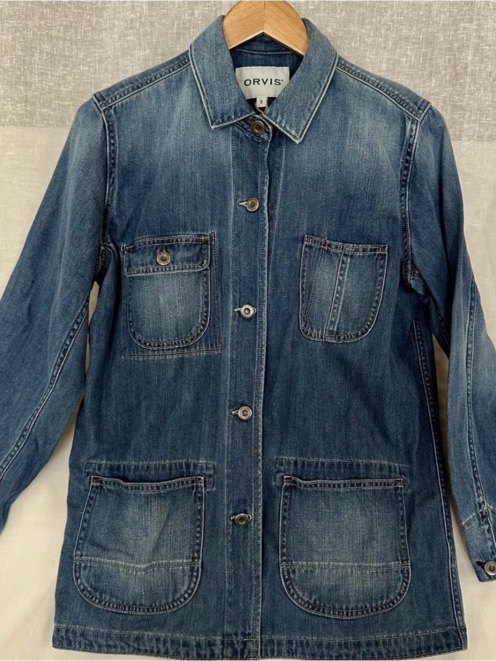 Orvis Indigo Denim Chore Jacket